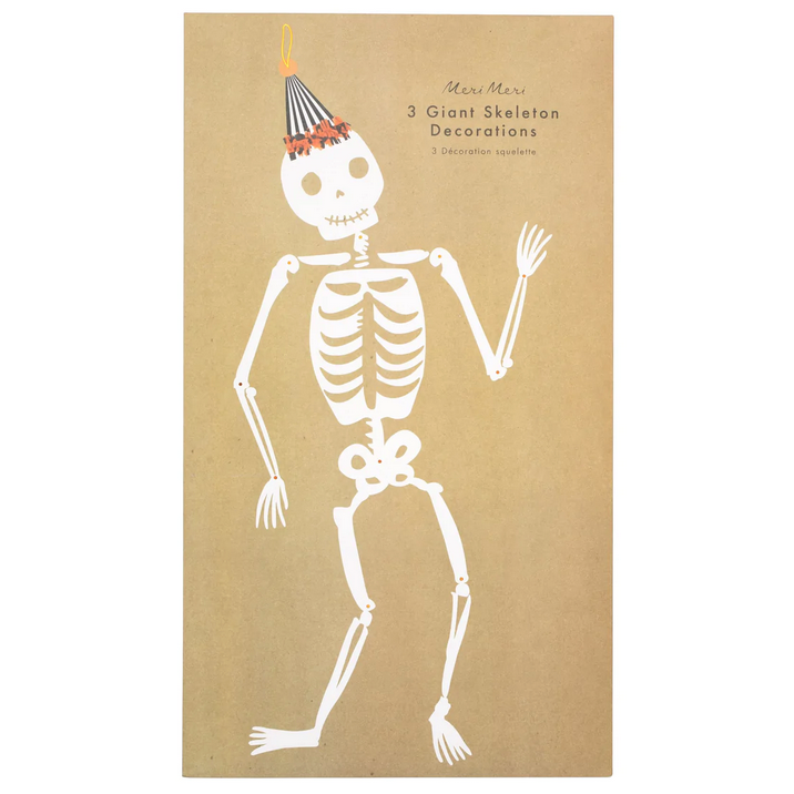 Vintage Halloween Hanging Skeletons 3pk