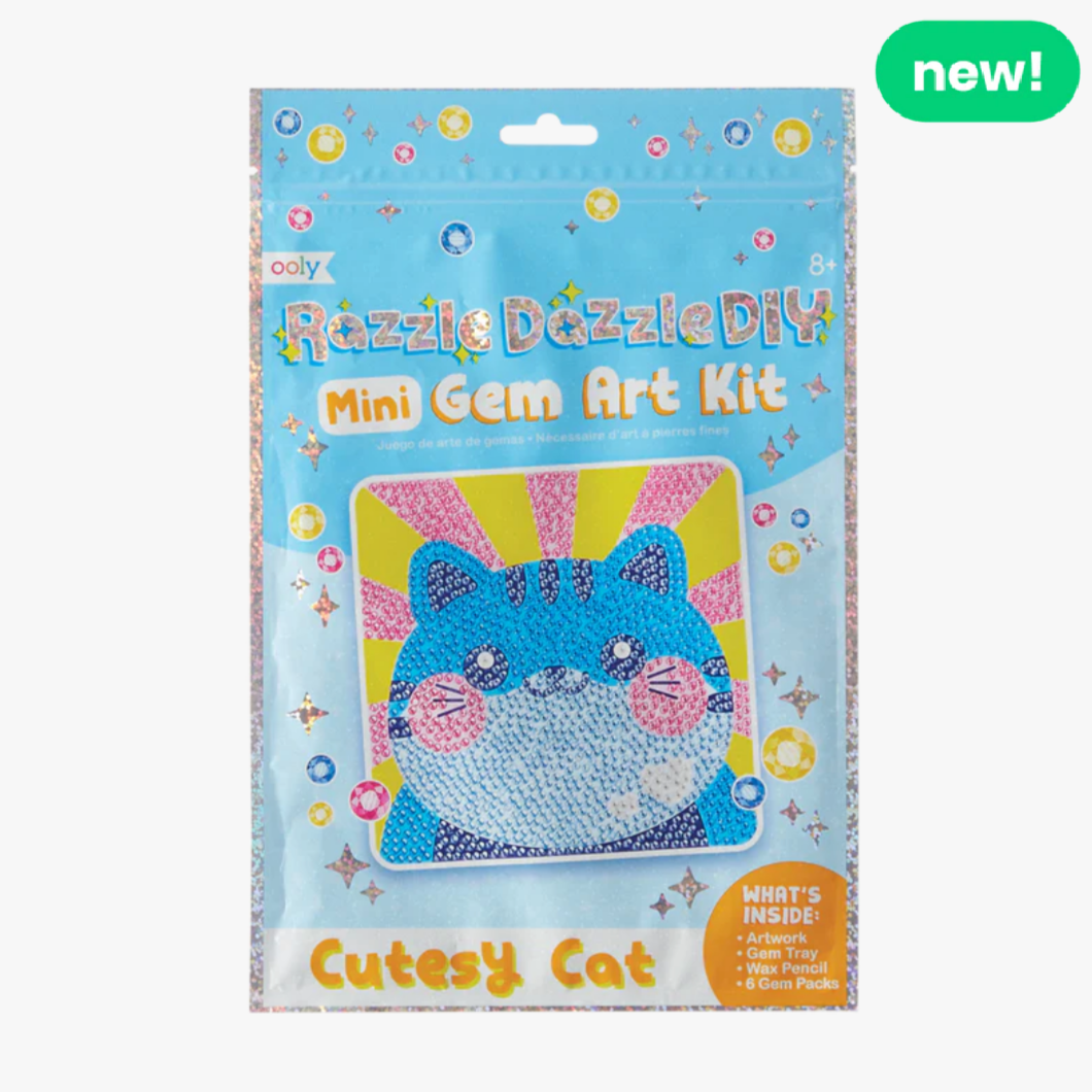 Razzle Dazzle diy Gem Art Kit - cutesy cat