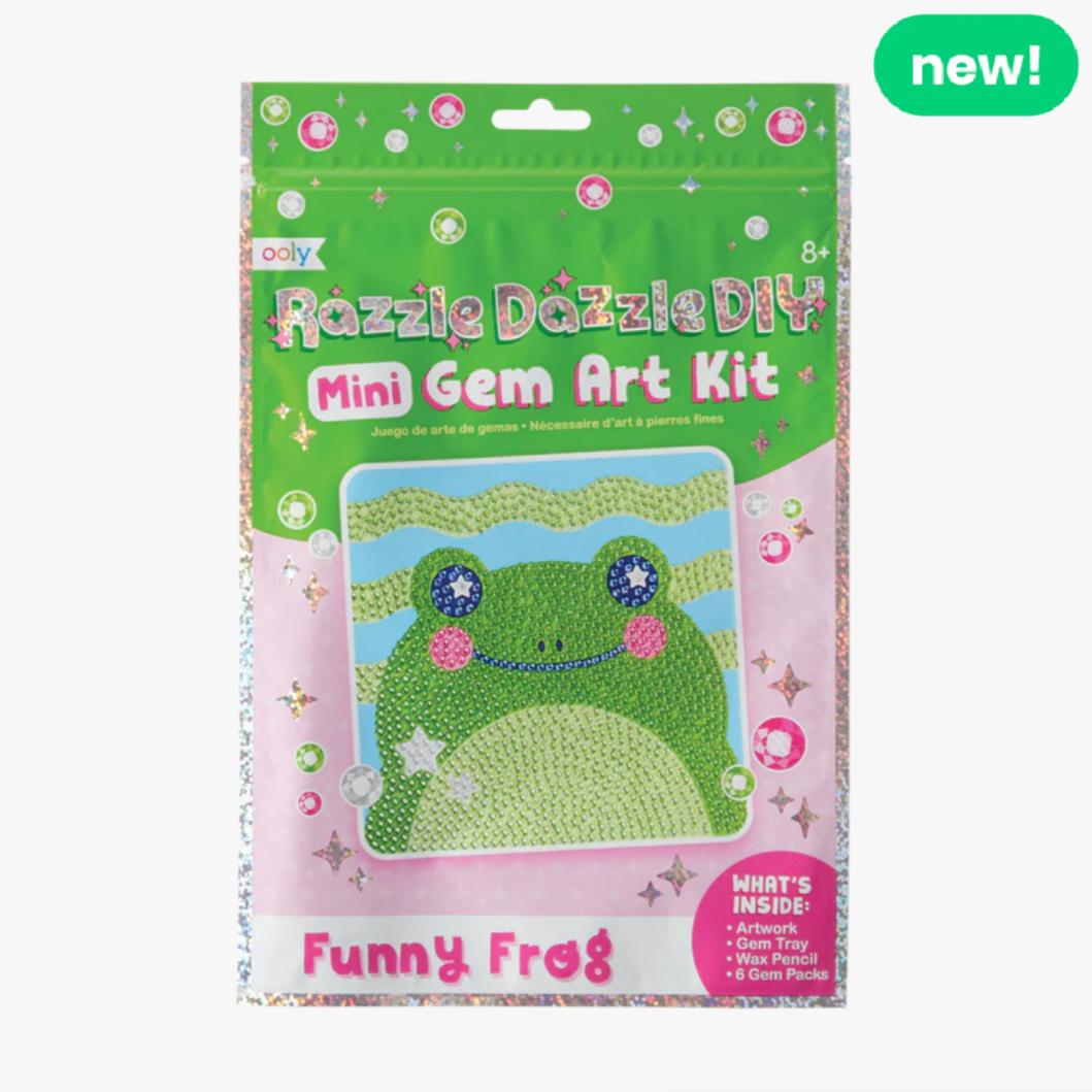 Razzle Dazzle diy Gem Art Kit - funny frog