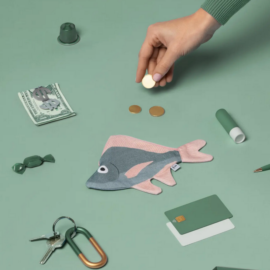 Green Silver Biddy Keychain