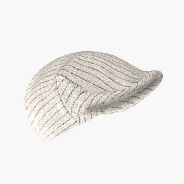Minikane Off-white striped cap -34cm/13.5in dolls