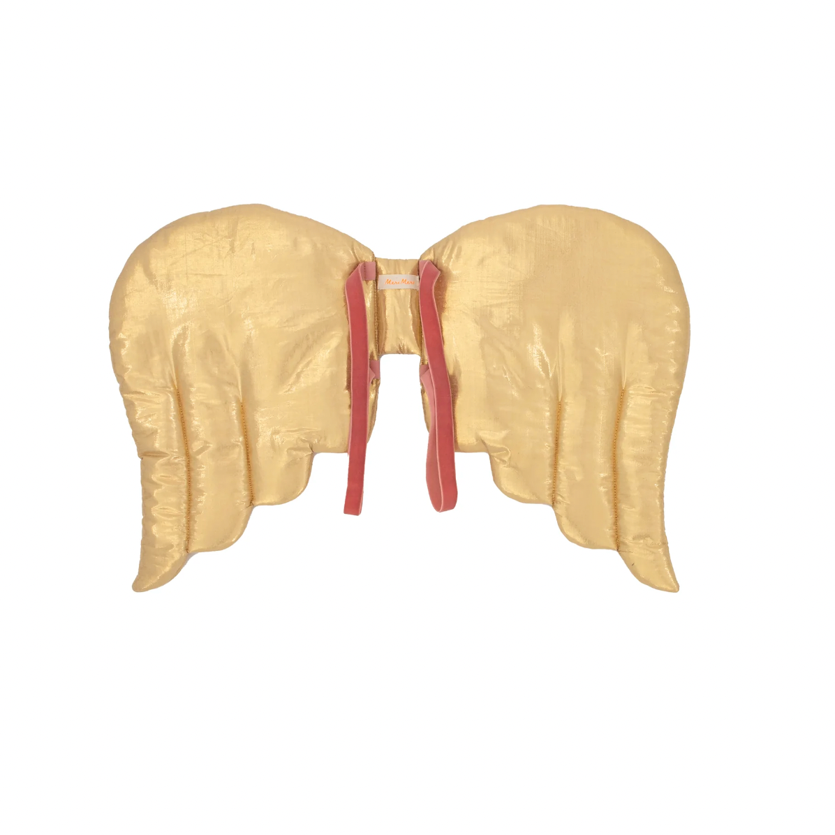 Gold Quilted Angel Wings and Halo