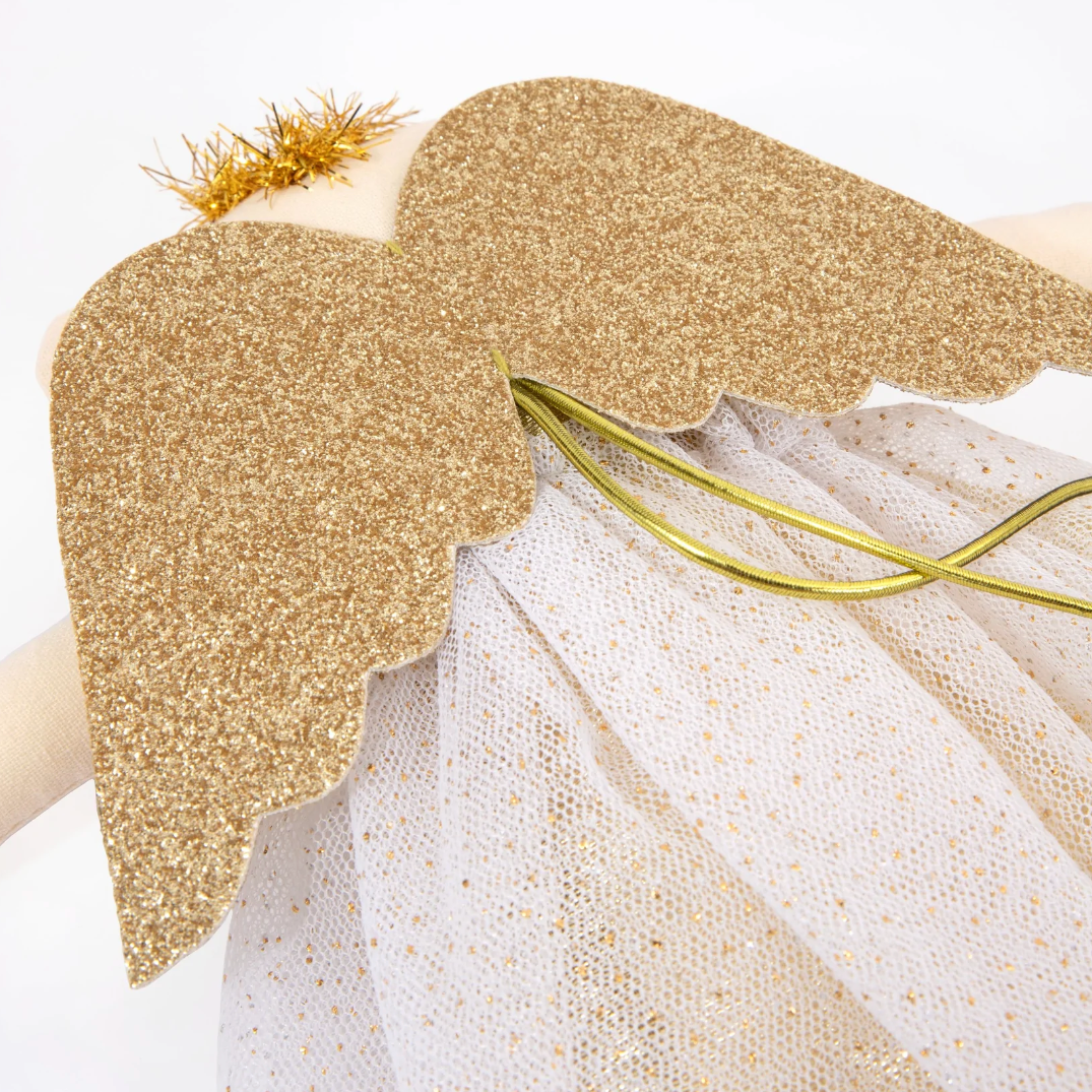 Gold Angel Mouse Tree Topper