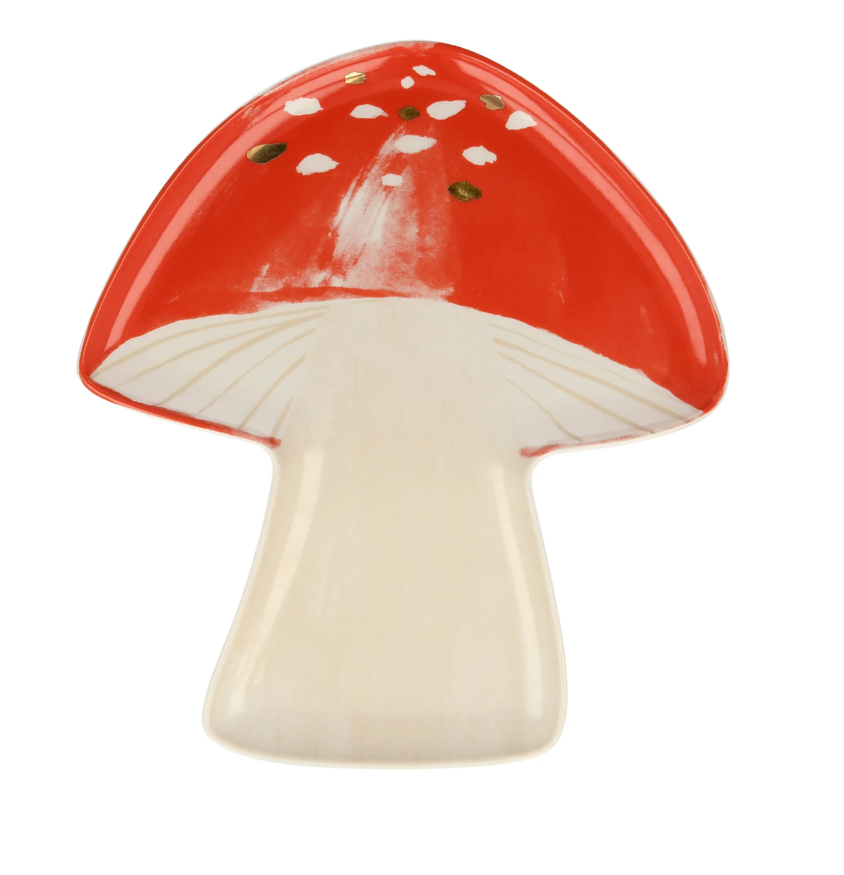 Porcelain Mushroom Plates (2pk)