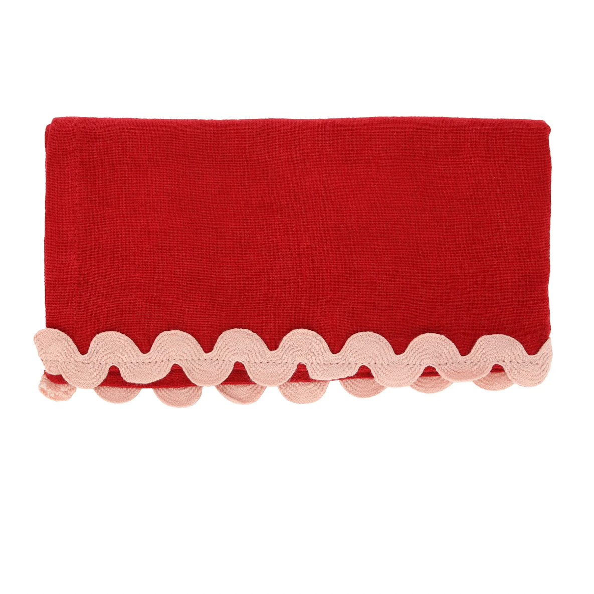 Assorted Ric Rac Fabric Napkins (4pk)