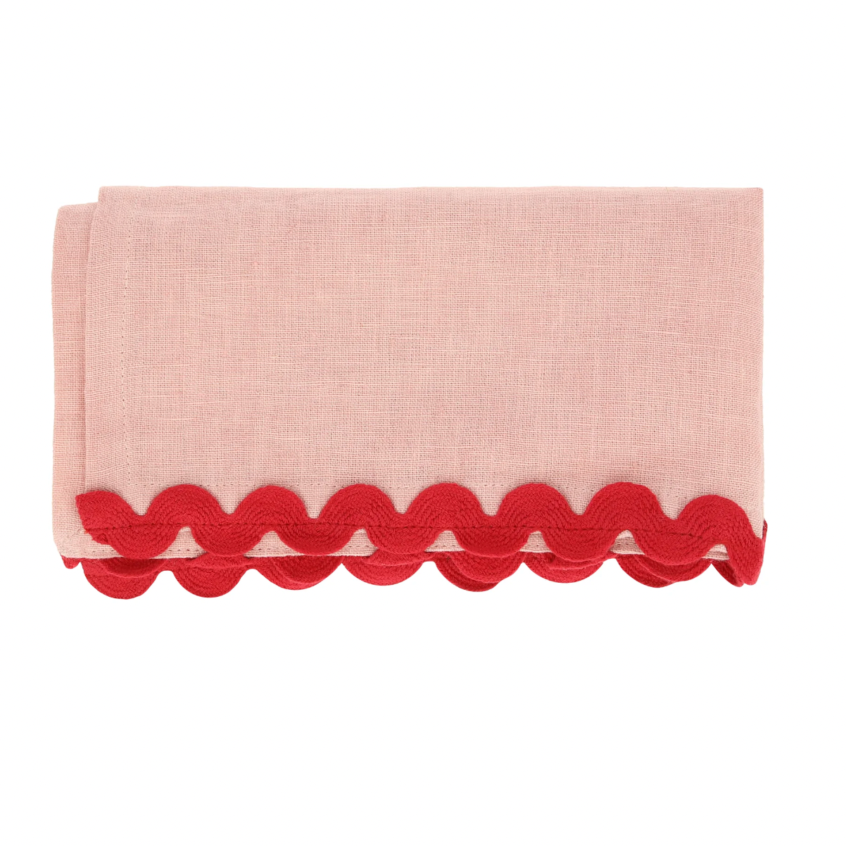 Assorted Ric Rac Fabric Napkins (4pk)