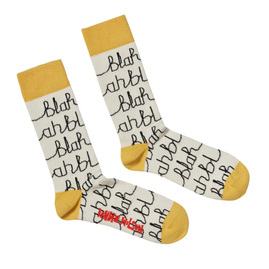 Blah Blah Kids Socks -Donna Wilson