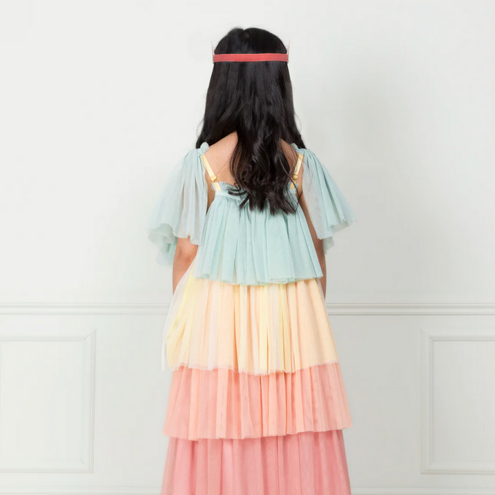 Rainbow Ruffle Princess Costume