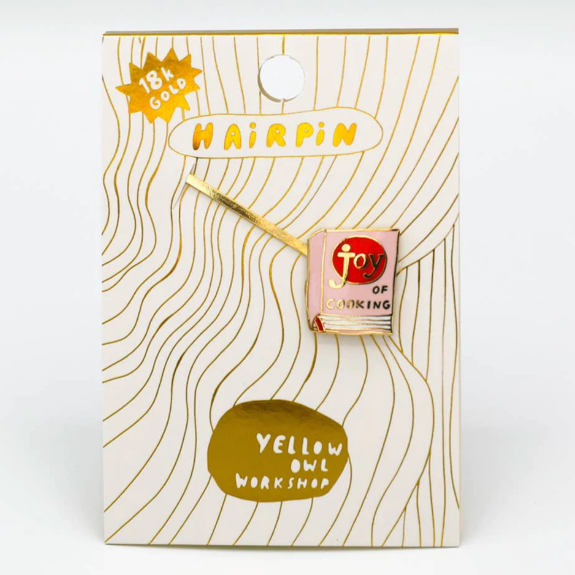 Joy of Cooking Hairpin