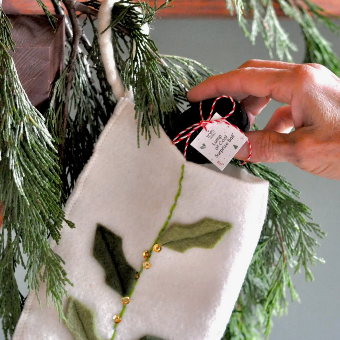 Mini Surprize Ball Lump of Coal