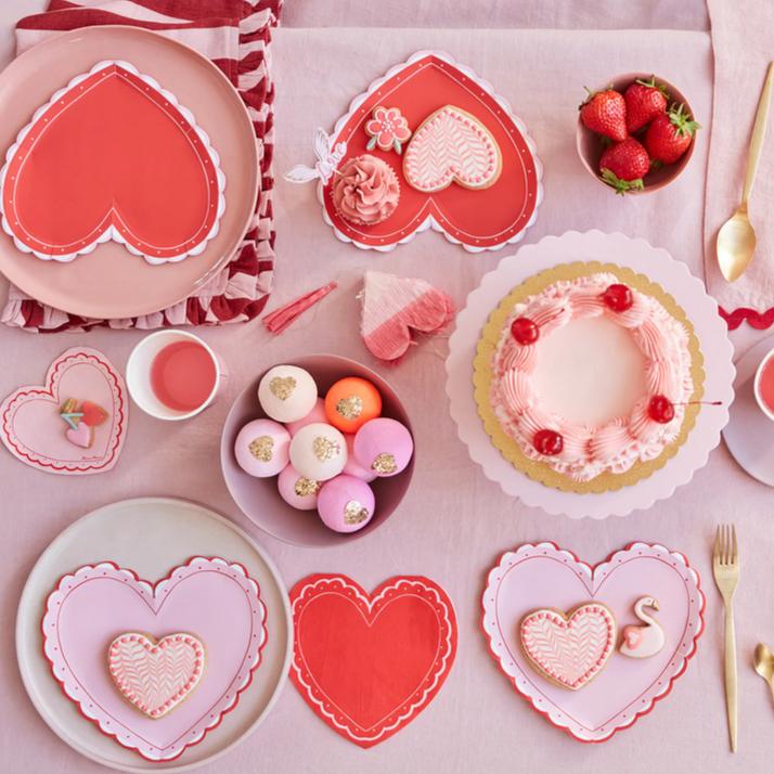 Pink heart Surprise balls (6pk)