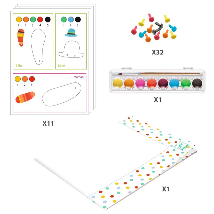 The Fox Family Watercolor Paints