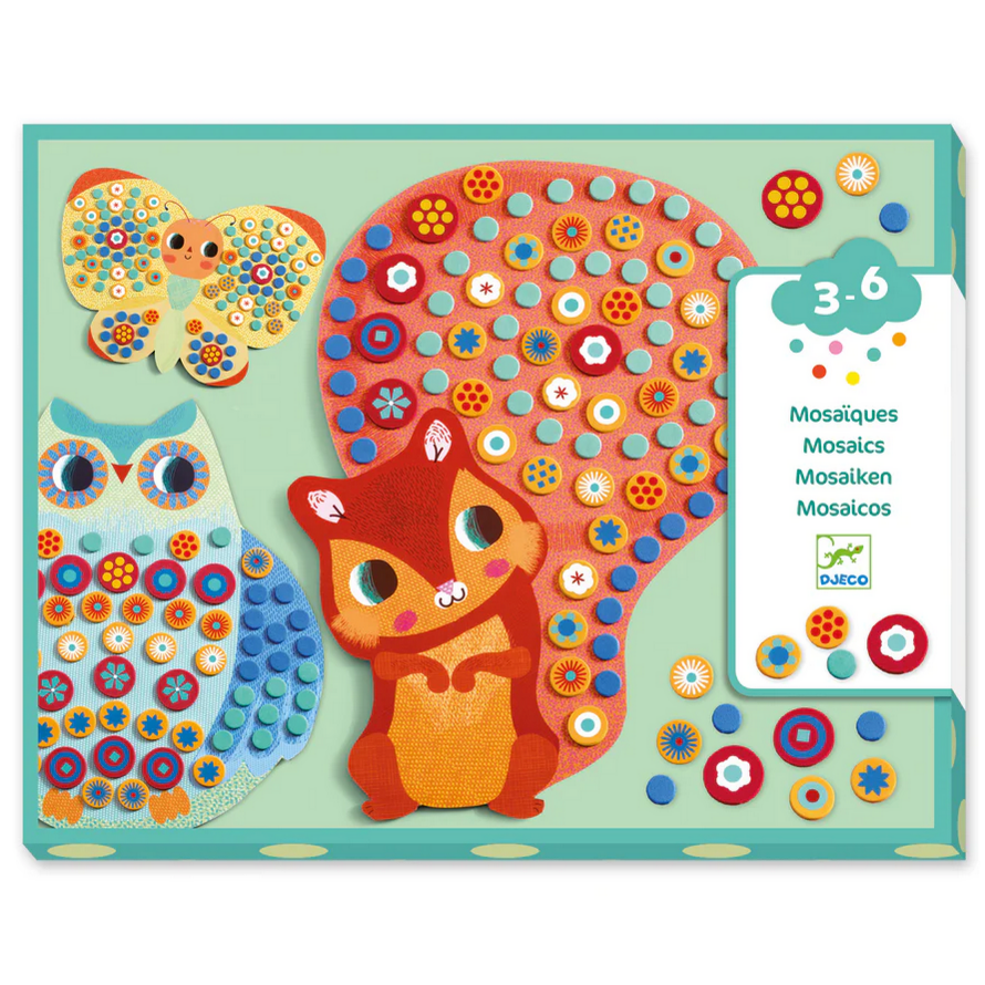 Djeco Creation Set Set - Mosaic Set - Paper - Invaders FSC Mix