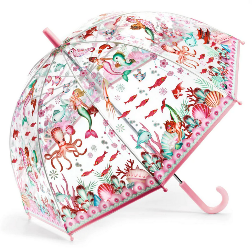 Mermaid Transparent Umbrella
