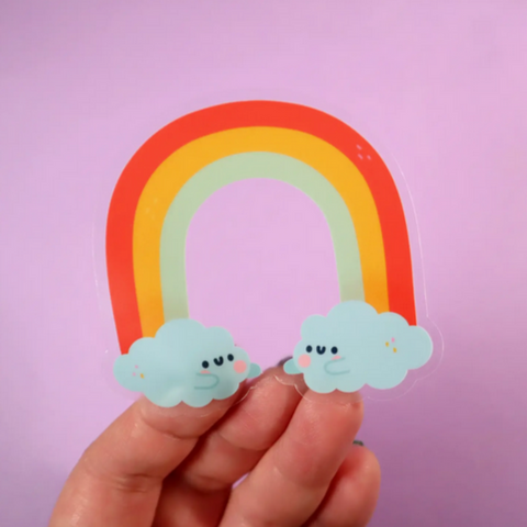 Together Soon Rainbow Sticker -Vica Lew