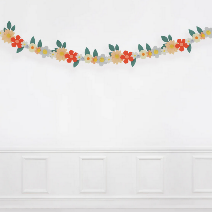 Felt Flower Garland