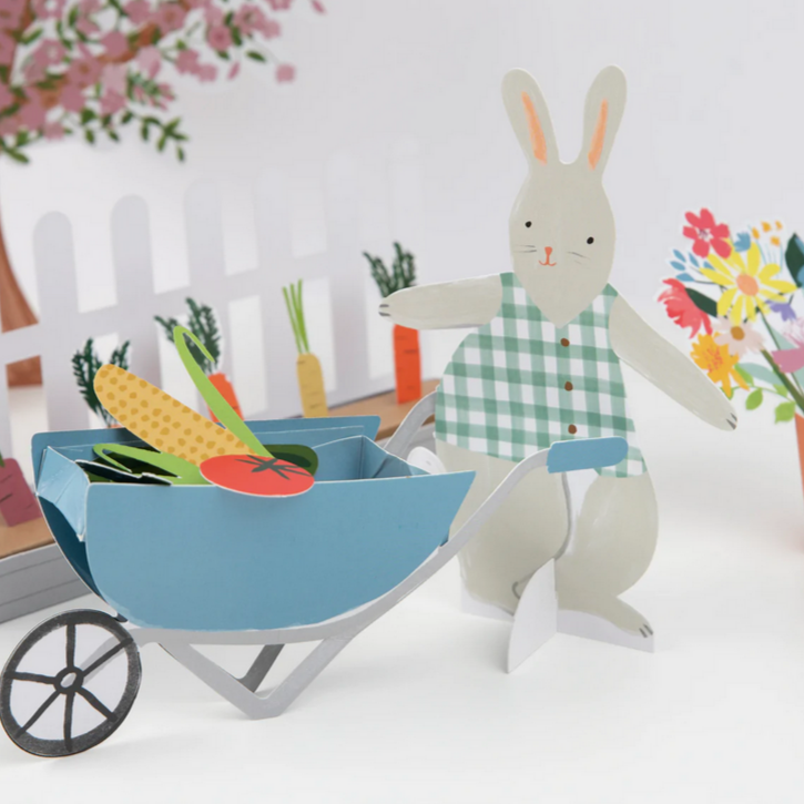 Bunny Paper Play Garden