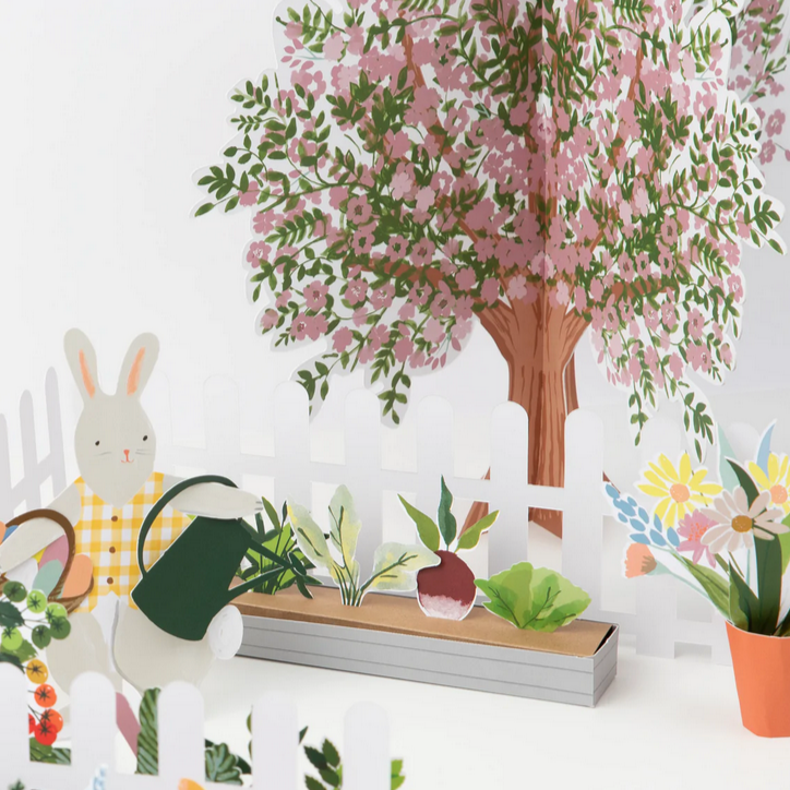 Bunny Paper Play Garden