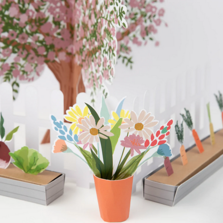 Bunny Paper Play Garden