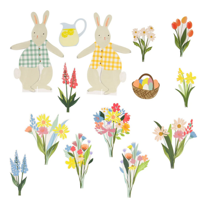 Bunny Paper Play Garden