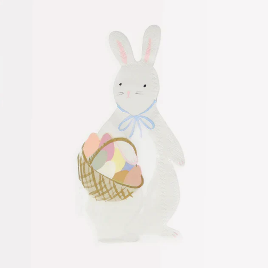 Bunny with Basket Napkins (16pk)