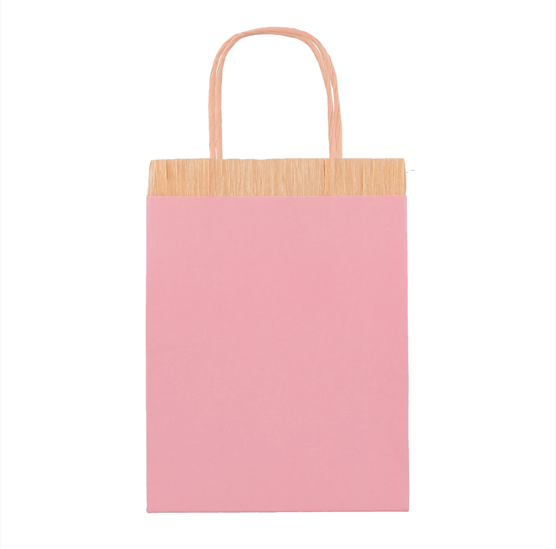 Pink Fringe Party Bags
