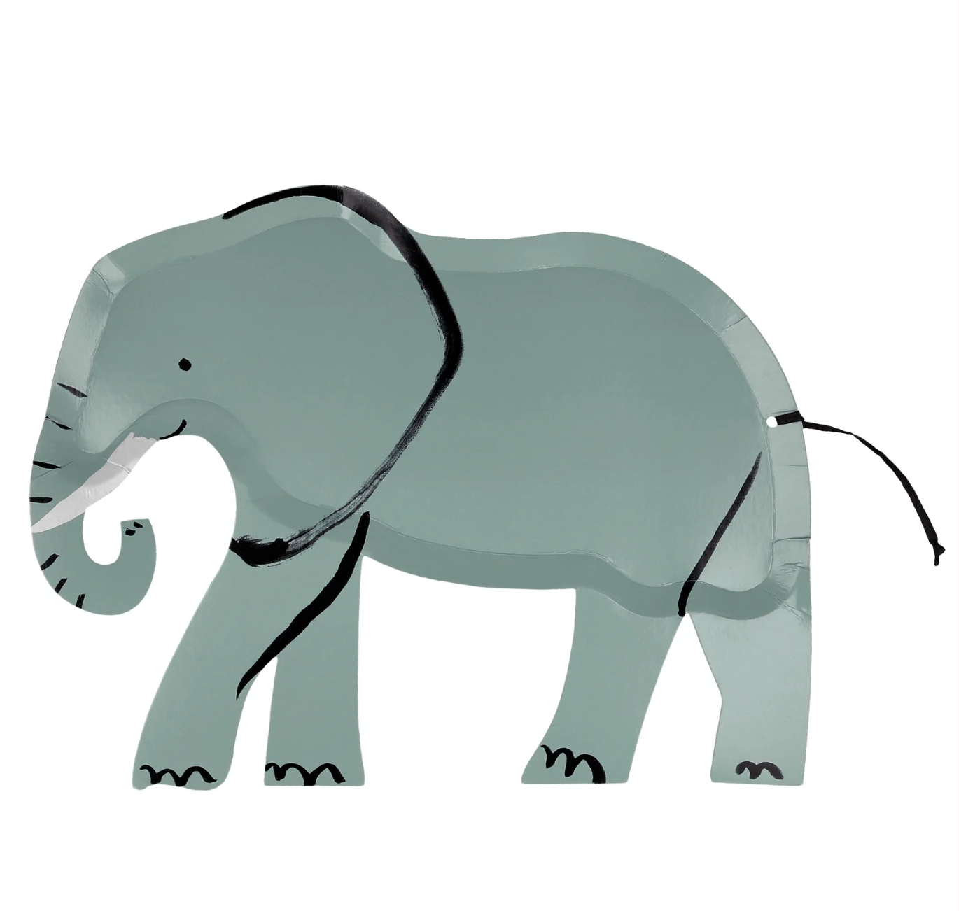 Elephant Plates (pk8)