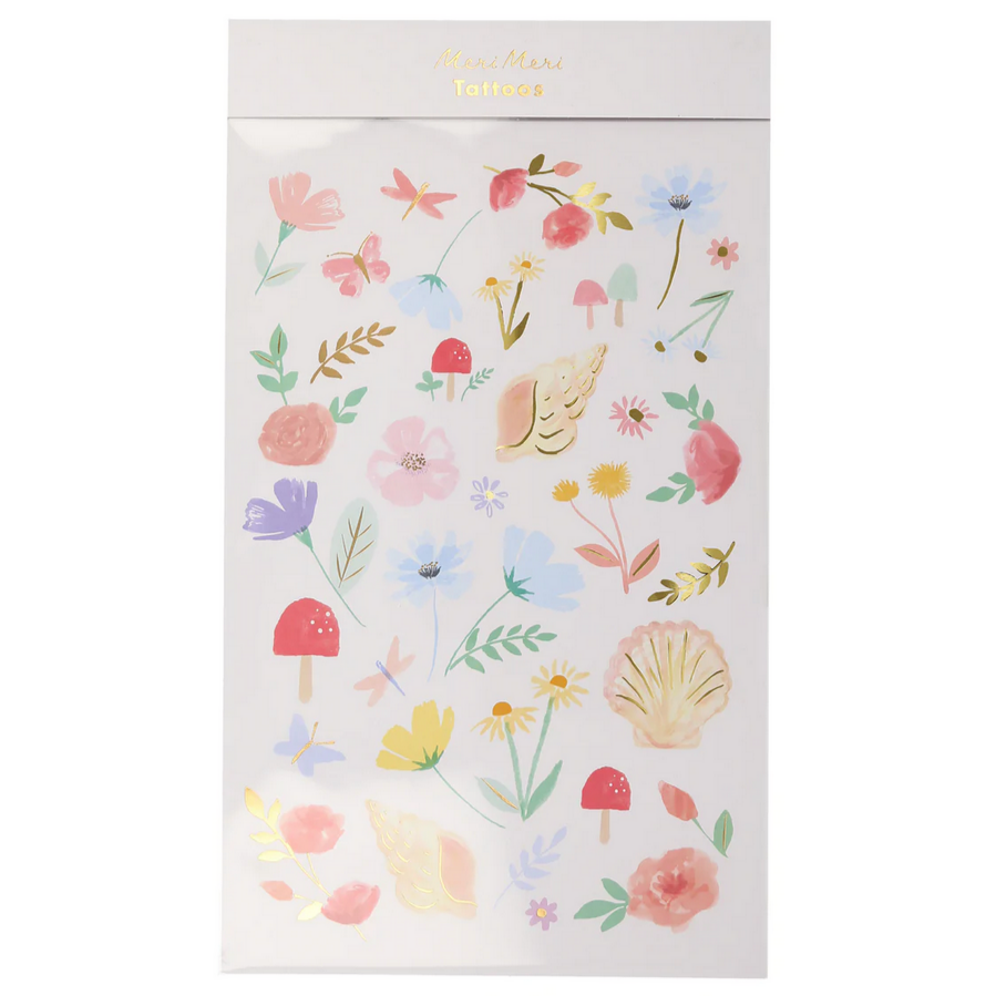 Floral Tattoo Sheets (2pk)