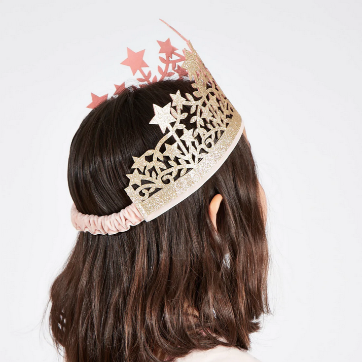 Glitter Fabric Star Crown