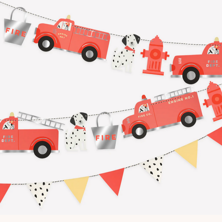 Fire Truck Garland
