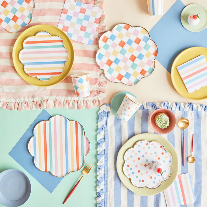 Colorful Pattern Large Napkins (16pk)