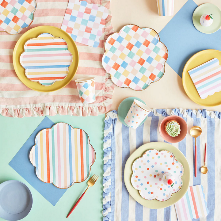 Colorful Pattern Small Napkins (pk16)