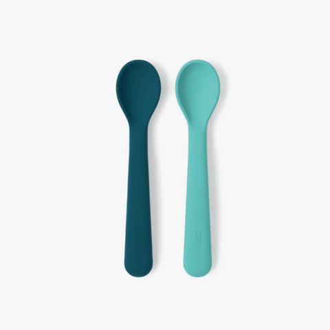 Silicone Spoon Set - blue abyss, lagoon