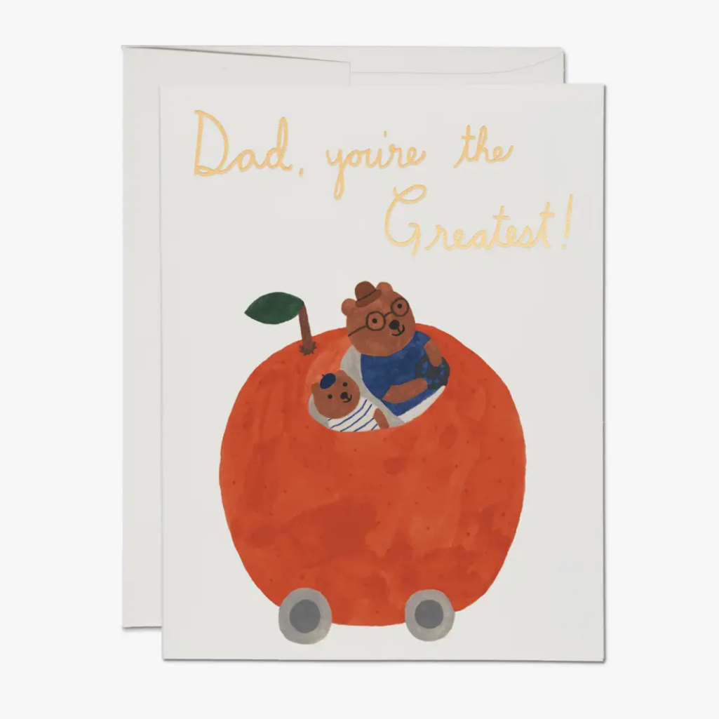 Orange Car card