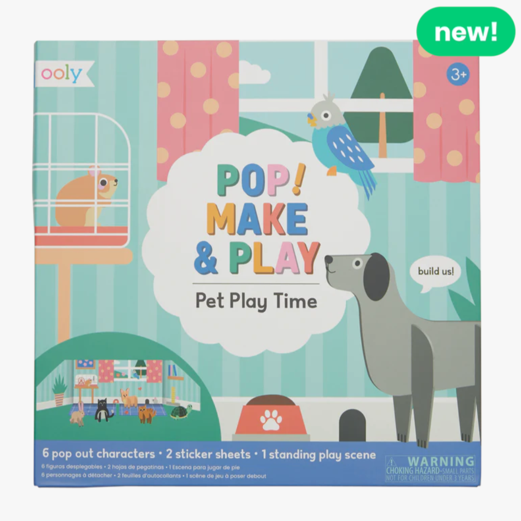 Pop! Make & Play - Pet Play Time 3yrs+ – TANTRUM