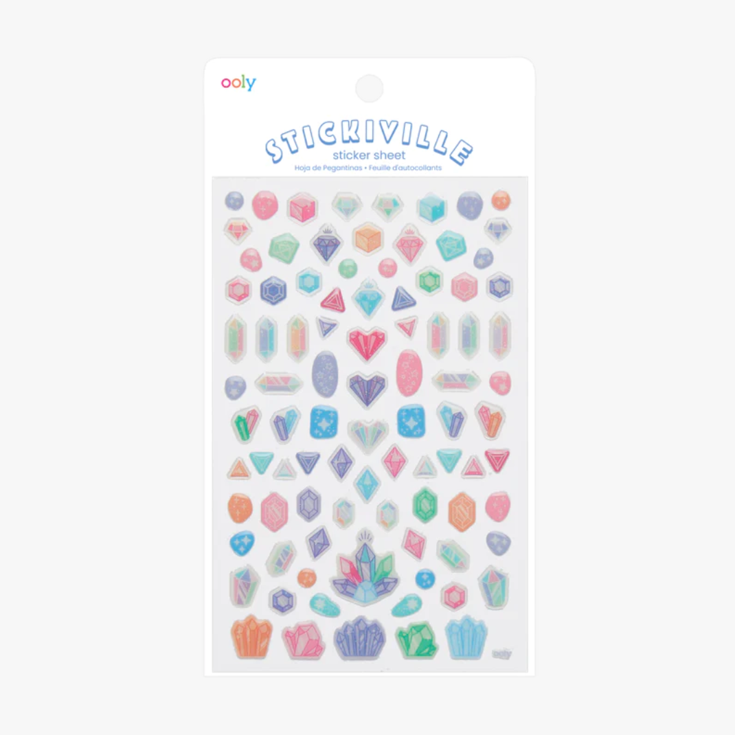 Stickiville Stickers- Glitter Gem