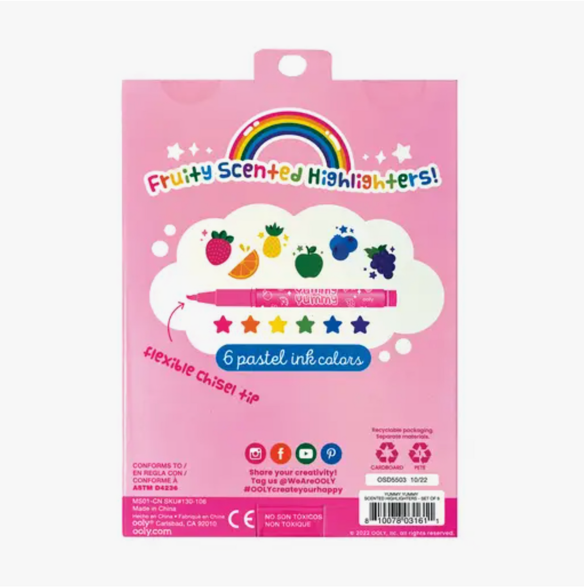 Beary Sweet Mini Scented Highlighters