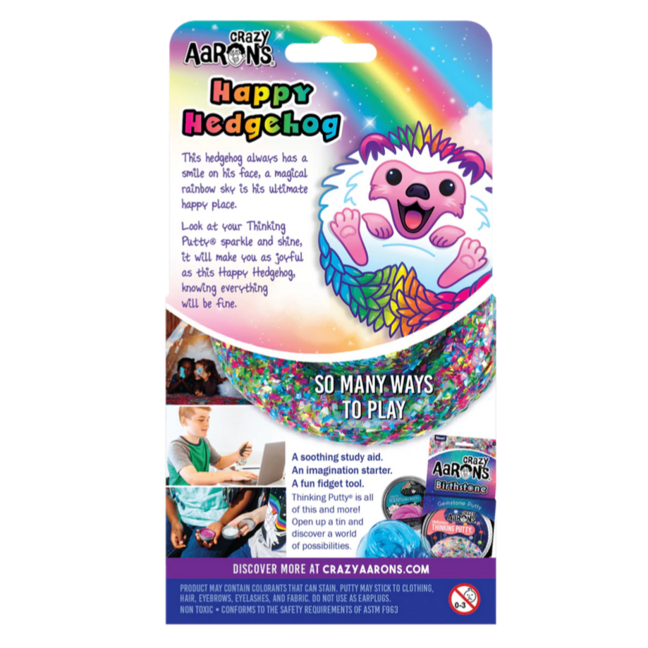 Happy Hedgehog Putty (sparkle)