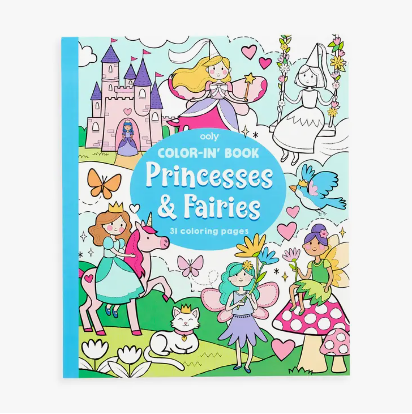 Color-in' Book - Princesses & Fairies