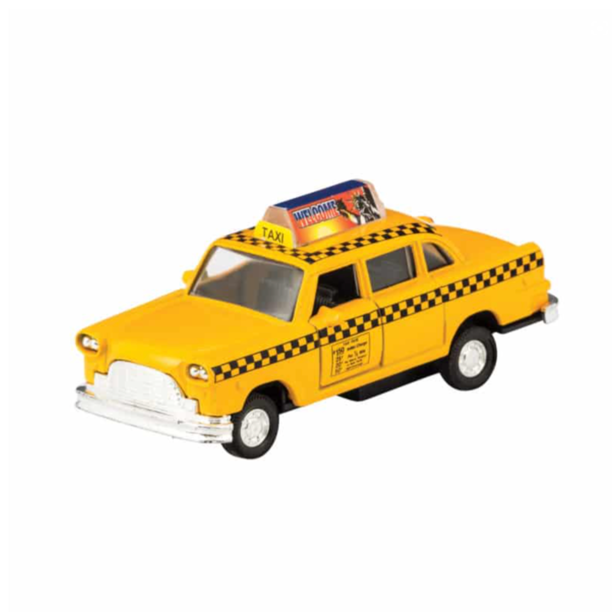 Diecast Taxi -pull-back