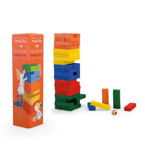 Wooden Tumbling Tower (3-8yrs)