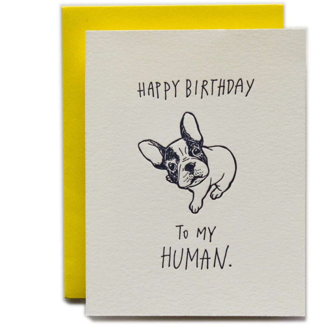 Happy Birthday To My Human - dog version