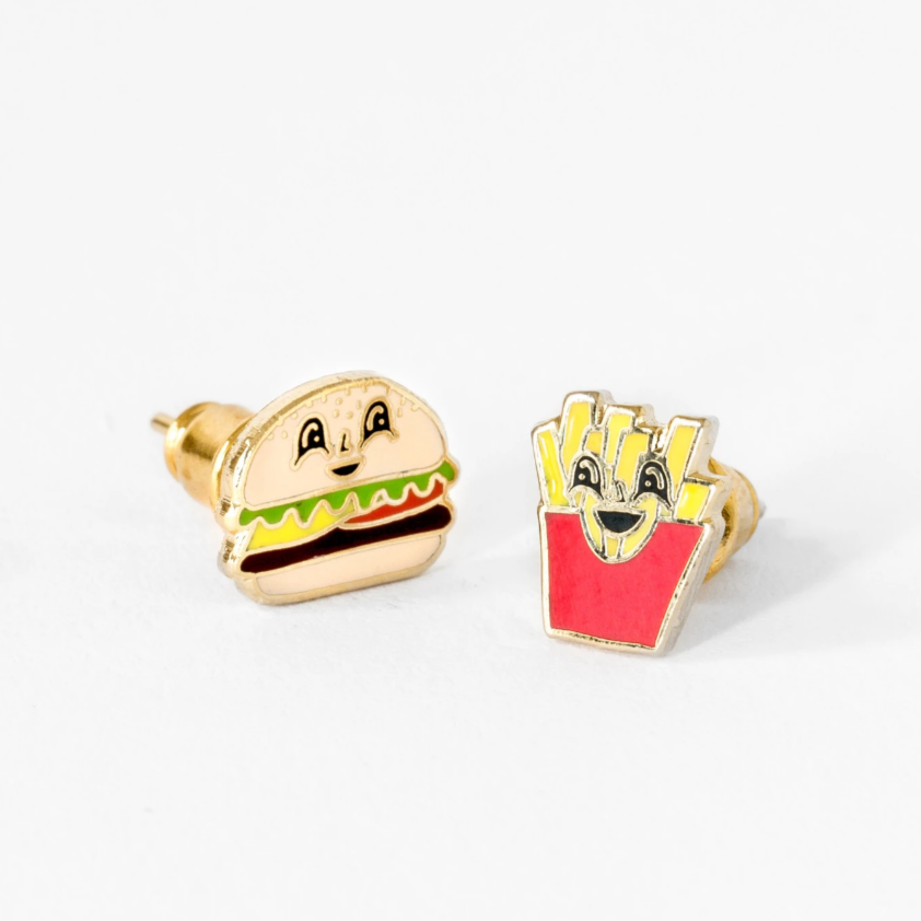Burger & Fries Earrings