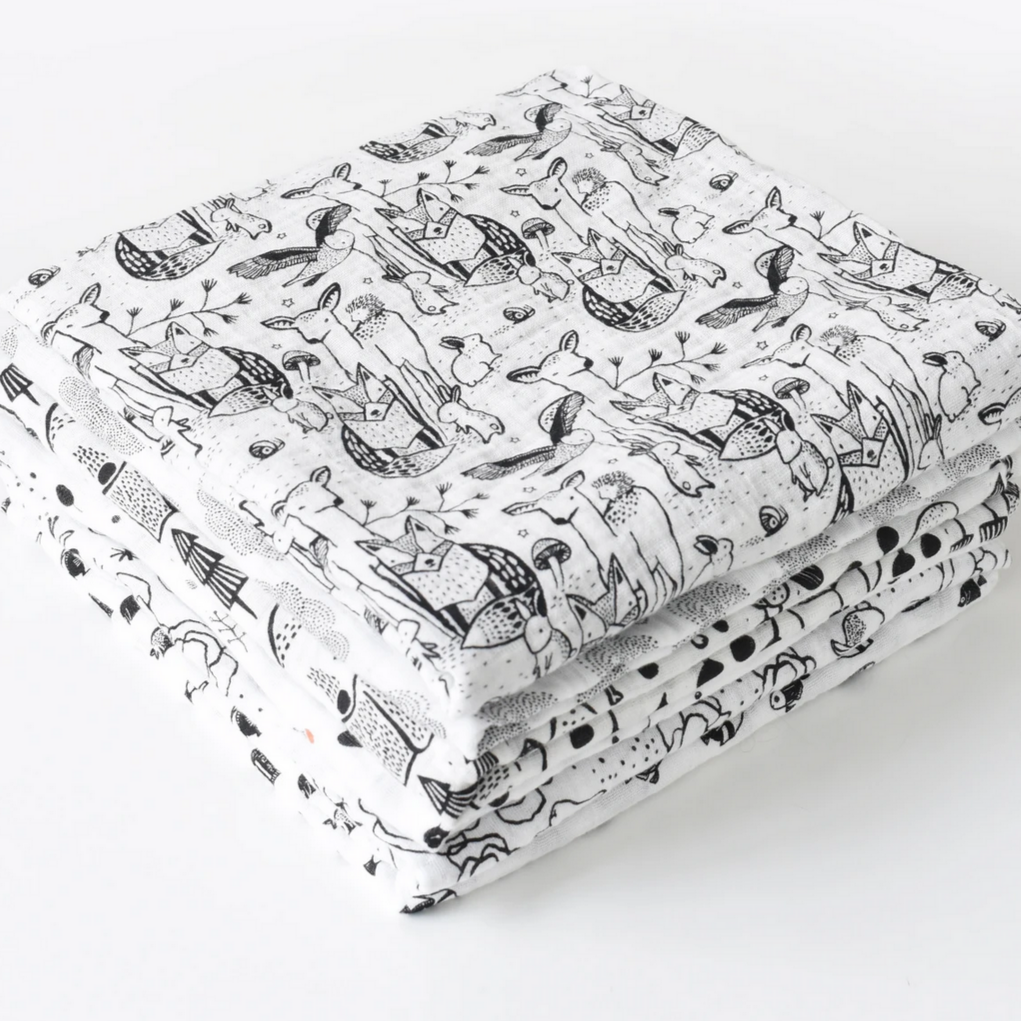 Organic Forest Muslin Swaddle