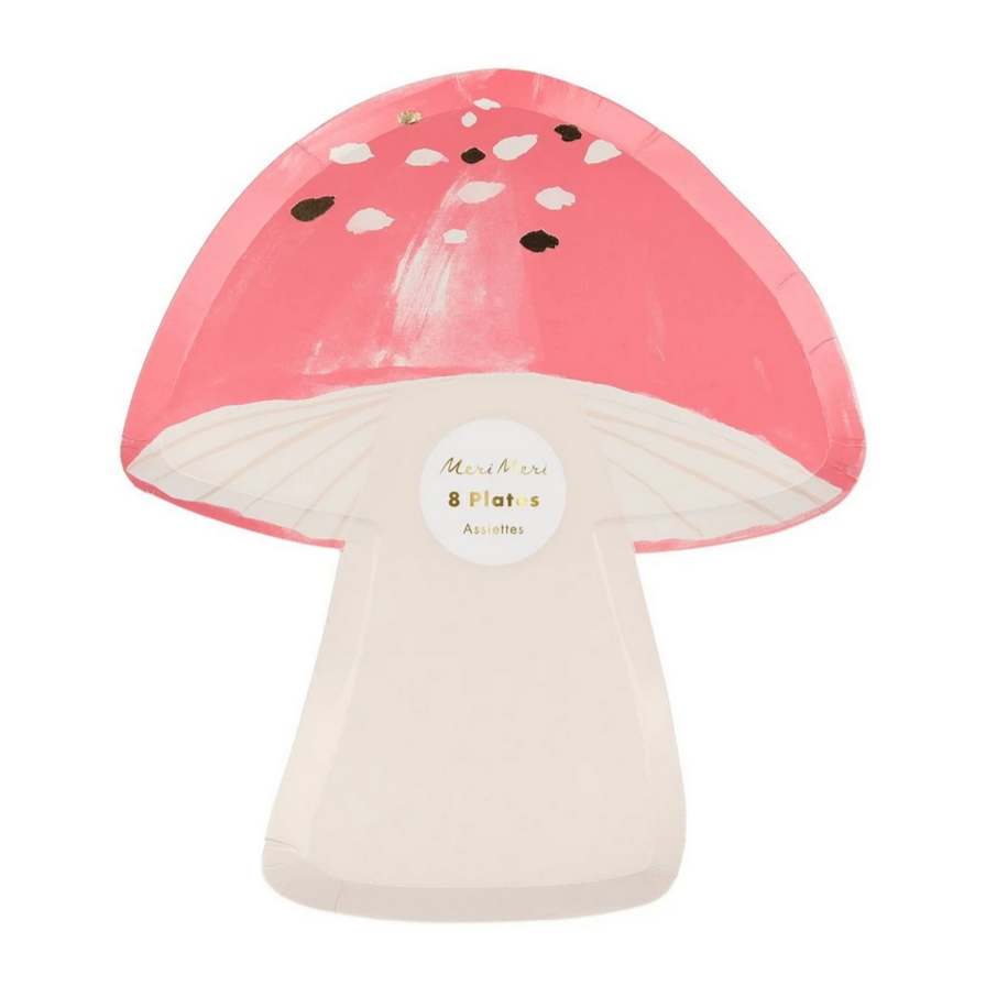 Fairy Toadstool Plates (8pk)