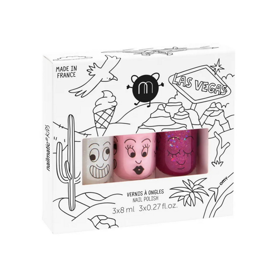 Las Vegas Nail Polish -set of 3