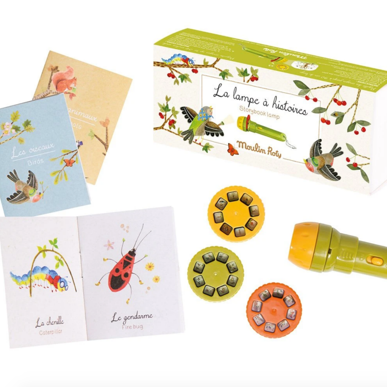 Storybook Torch -Le Jardin with 3 Mini Books 4yrs+