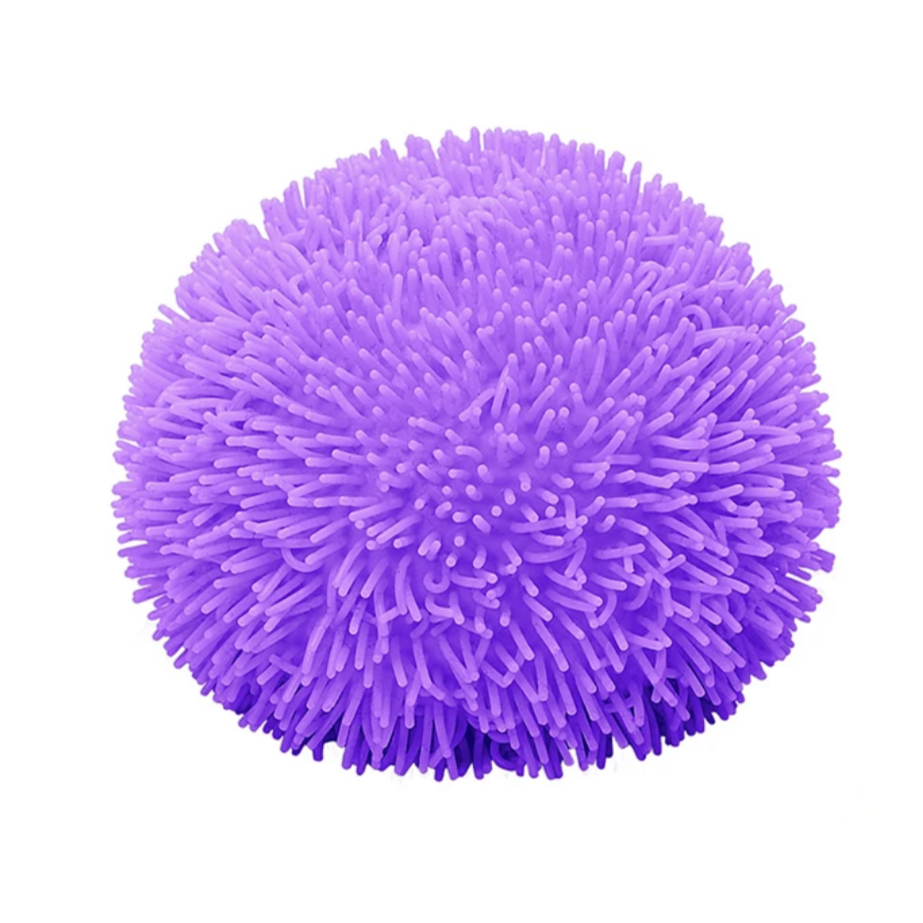 purple shaggy nee doh ball
