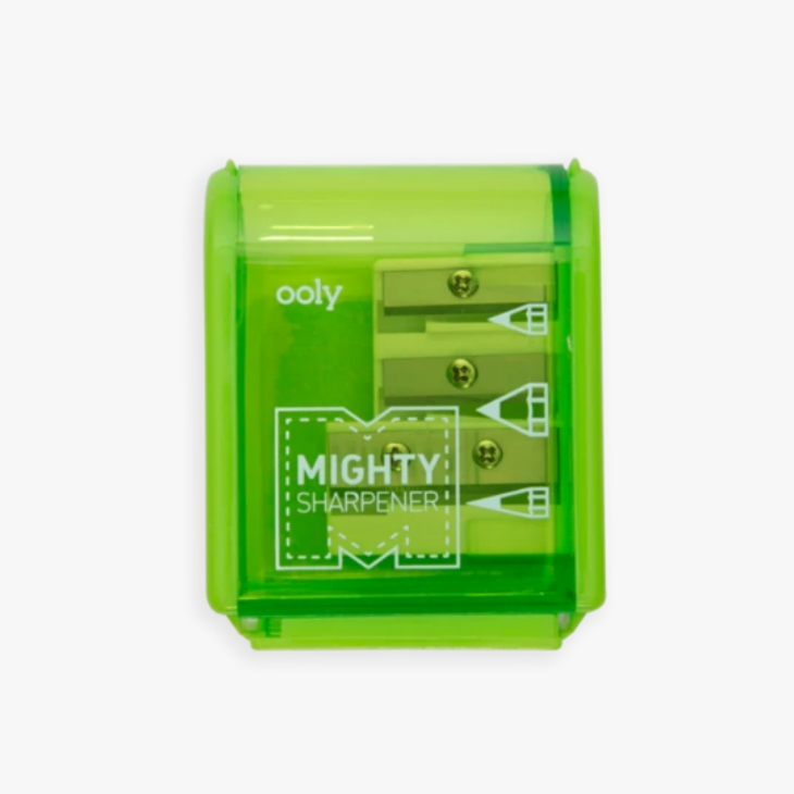 green pencil sharpener