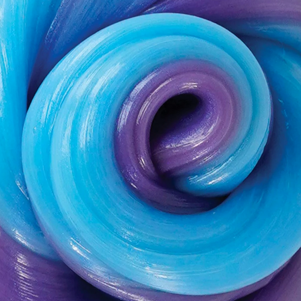 Putty changing from violet to blue